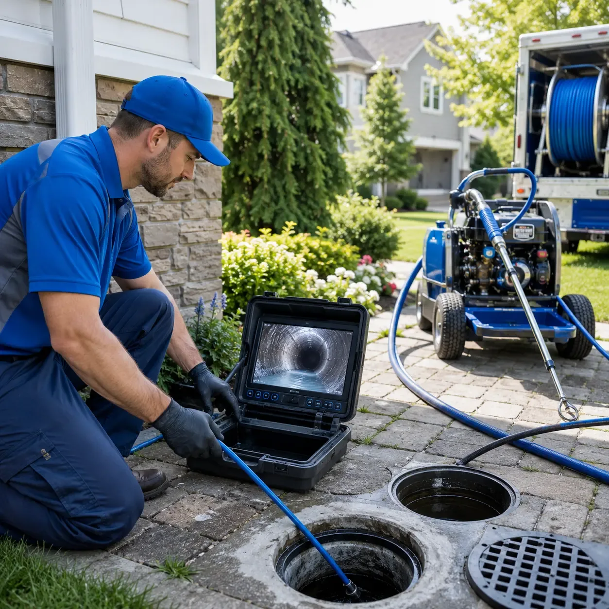Outdoor drain cleaning professionals serving Whitewright, TX