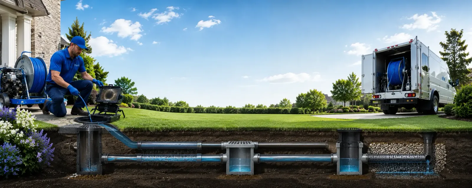Outdoor drain cleaning information for Whitewright, TX